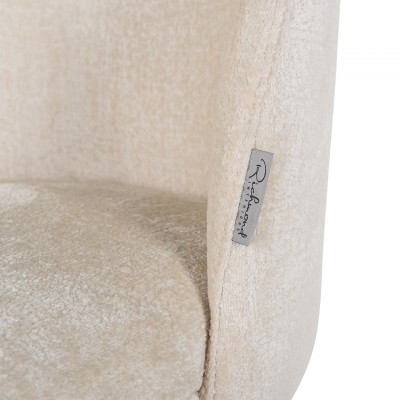 Stoel Alicia white chenille fire retardant (FR-Bergen 900 white chenille)