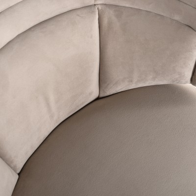 Fauteuil Hazel khaki velvet (Quartz Khaki 903)