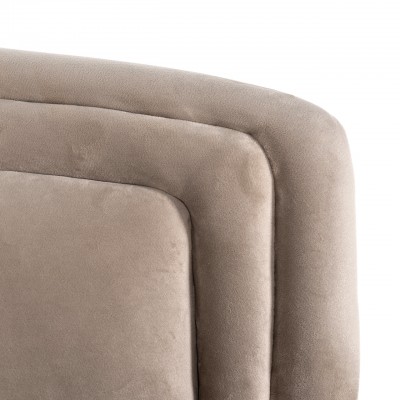 Fauteuil Hazel khaki velvet (Quartz Khaki 903)