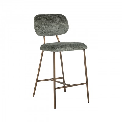 Counterstoel Xenia thyme fusion / brushed gold legs (Fusion thyme 206)