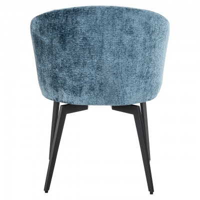 Stoel Amphara blue chenille