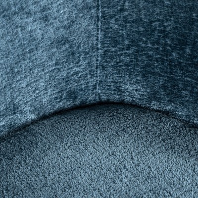 Stoel Amphara blue chenille