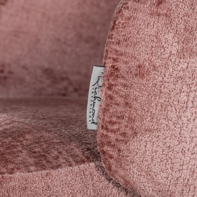 Stoel Amphara rose chenille