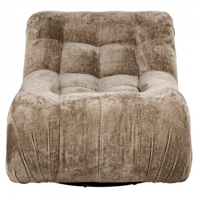 Draaifauteuil Rosy taupe chenille (Bergen 104 taupe chenille)