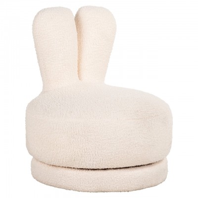 Kinderstoel Bunny white teddy (Teddy 14 White)