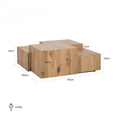 Salontafel Lennox Nature (Natural)