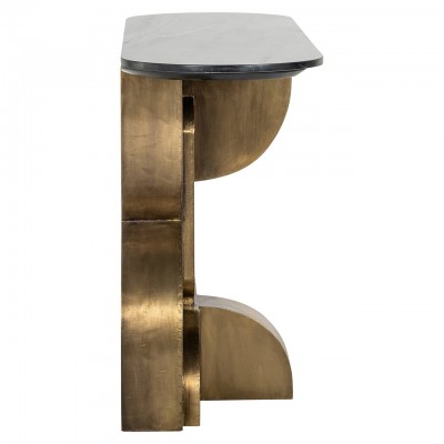 Wandtafel Maddox (Black/gold)