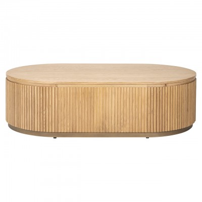 Salontafel Belfort capsule (Natural oak)