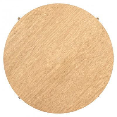 Salontafel Belfort 90Ø (Natural oak)