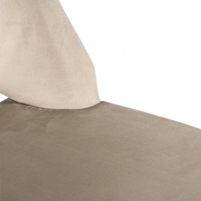 Chair Tabitha trendy nature / quartz khaki fire retardant (Be Trendy 01 Nature)