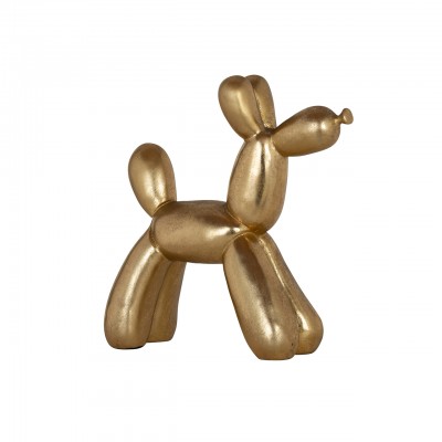 Dog deco object (Gold)
