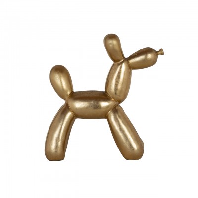 Dog deco object (Gold)