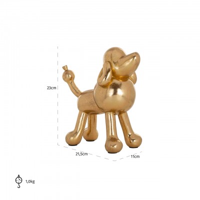 Dog Miro deco object (Gold)