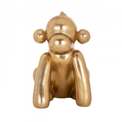 Monkey deco object (Gold)