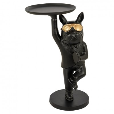 Bijzettafel Bullie (Black/gold)