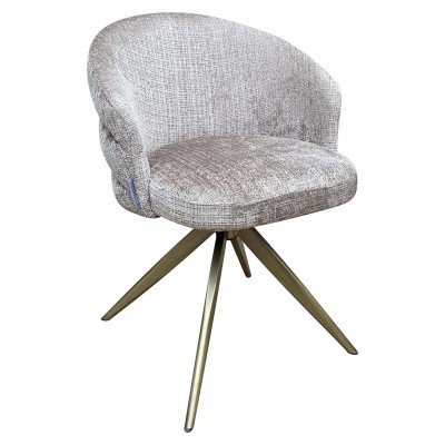 Draaifauteuil Zendaya stone chenille (Niagara 104 Stone Chenille)