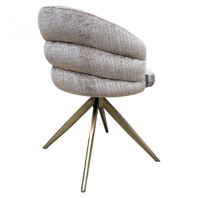 Draaifauteuil Zendaya stone chenille (Niagara 104 Stone Chenille)