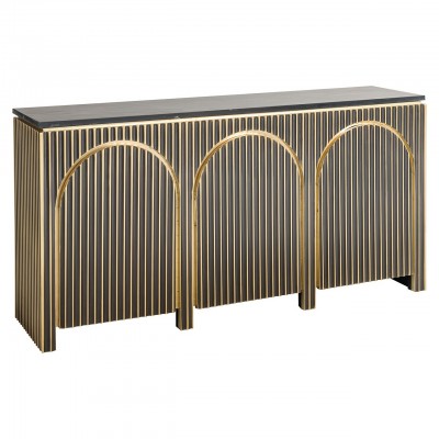 Dressoir Les Arcs 3-deurs (Brushed Gold)