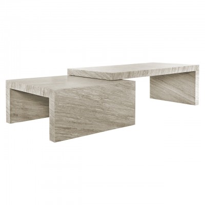 Salontafel Novaz set van 2 (White)