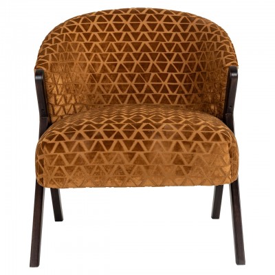 Fauteuil Mia gold triangle (Triangle 2013 old gold)