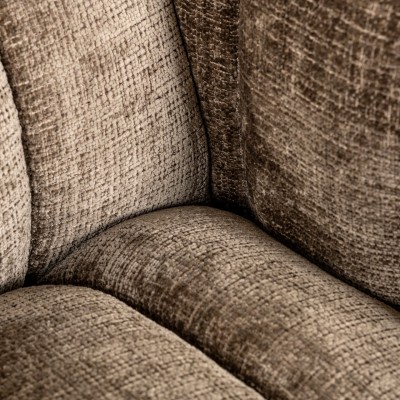 Fauteuil Beaudy stone chenille fire retardant (Niagara 104 Stone Chenille)