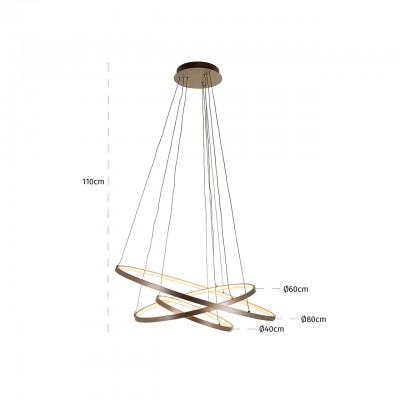 Hanglamp Amira goud (Gold)