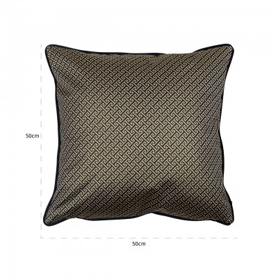 Pillow Joey 50x50 (Donna-21056-Geo Classic Big 9999 Black)